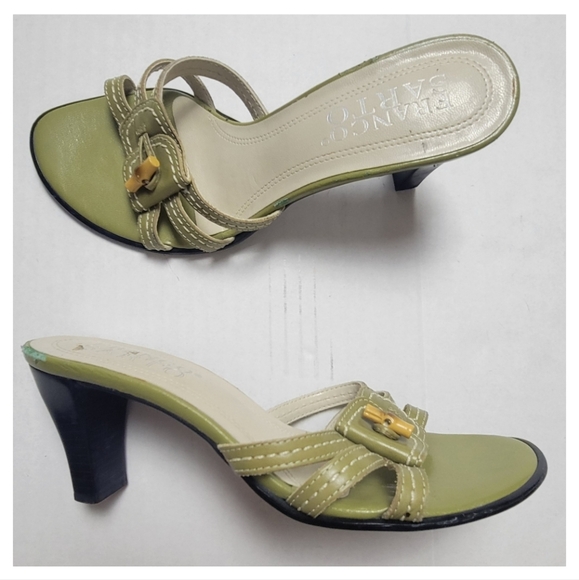 Vintage Shoes - VINTAGE! Franco Sarto Leather Kitten Heels